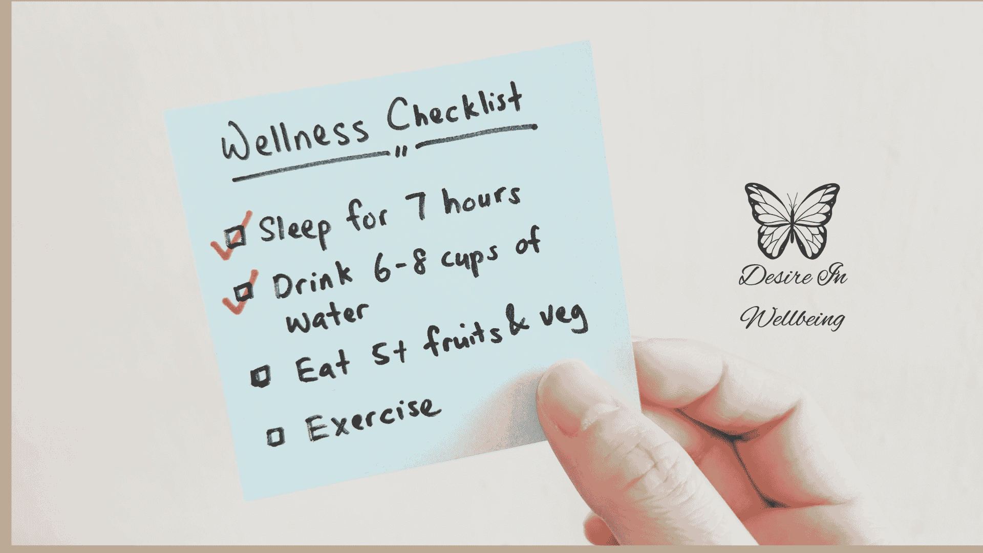 Wellness Checklist